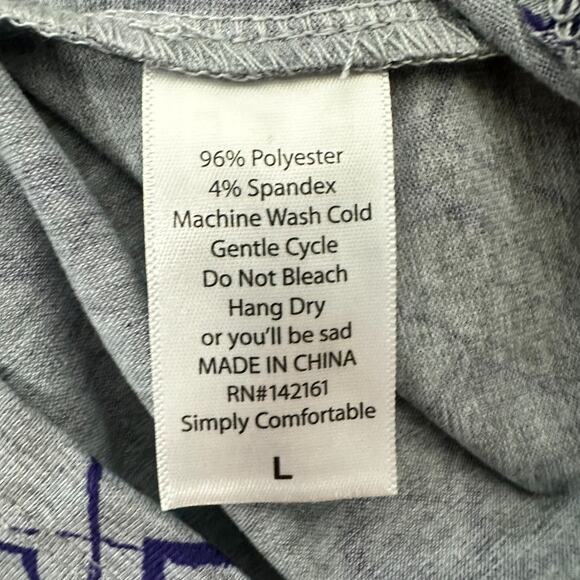 LULAROE Julia Womens Dress Grey Purple Pencil‎ SIZE L - Picture 4 of 6